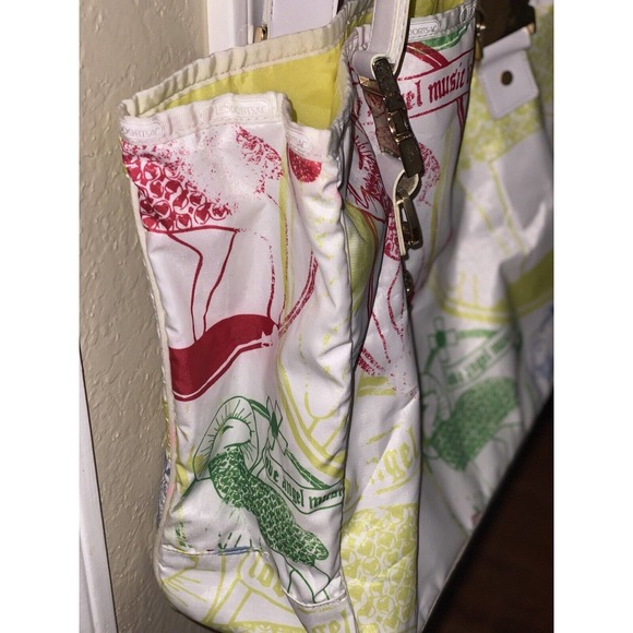 Gwen Stefani L.A.M.B. Le SportSac Preowned Large Multi Color Tattoo Tote - Picture 4 of 7